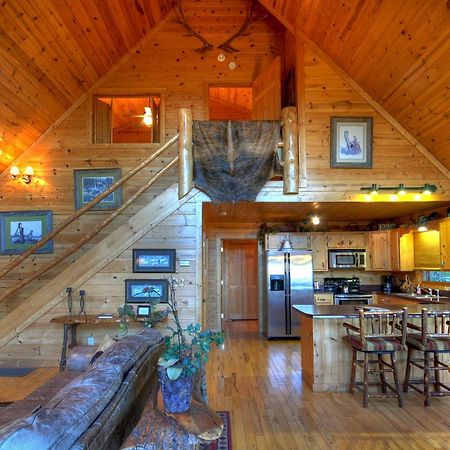 The View Sweeping Mountain Views Gas Fireplace Game Room Hot Tub Blue Ridge Eksteriør billede