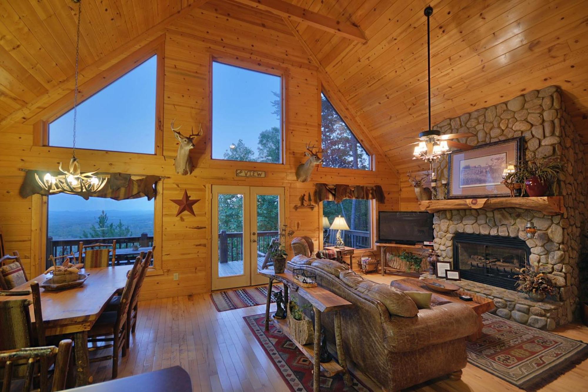 The View Sweeping Mountain Views Gas Fireplace Game Room Hot Tub Blue Ridge Eksteriør billede