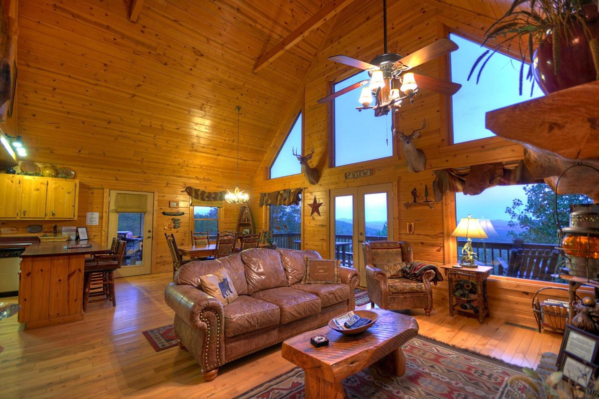 The View Sweeping Mountain Views Gas Fireplace Game Room Hot Tub Blue Ridge Eksteriør billede